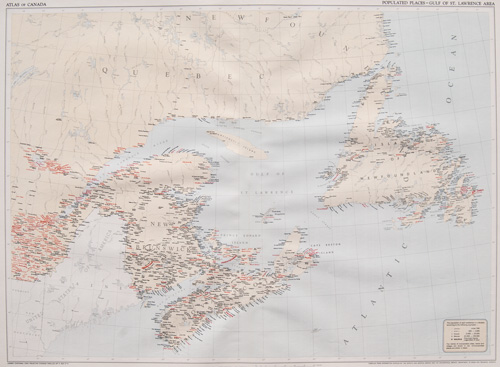 Populated Places – Gulf of St. Lawrence Area